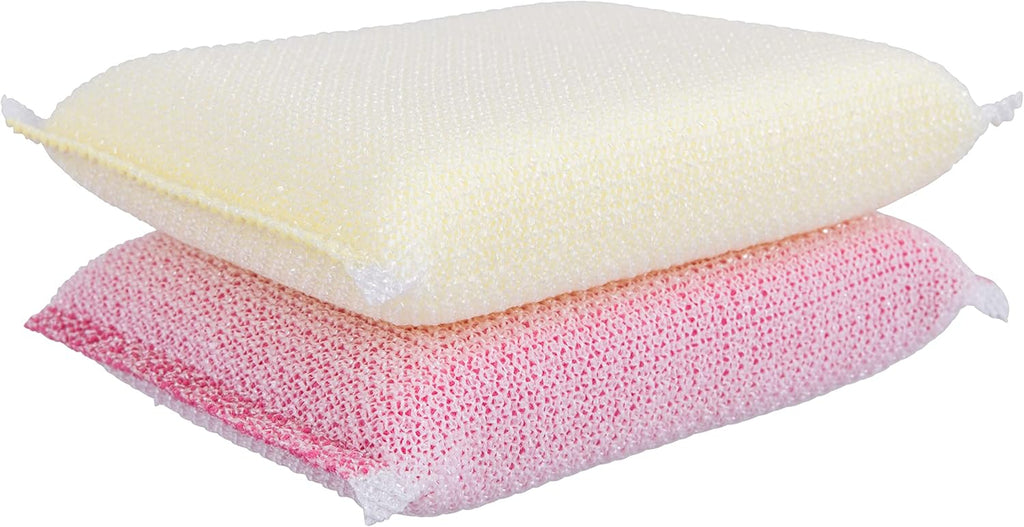 Superio Nylon Cleaning Pad, Dish Scrubbers, Multi Surface Scratch- Free Scour Sponge for Stainless Steel, Copper cookware, China, Dishes and plasticware (6)