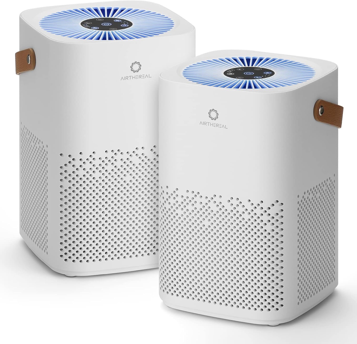 Airthereal ADH70 True HEPA Filter Air Purifier for Desktop, Bedroom and Car with Sleep Mode, Removes Allergies, Dust, Pollen, Smoke and Odor, Type-C USB power cable, Day Dawning, White (2-Pack)