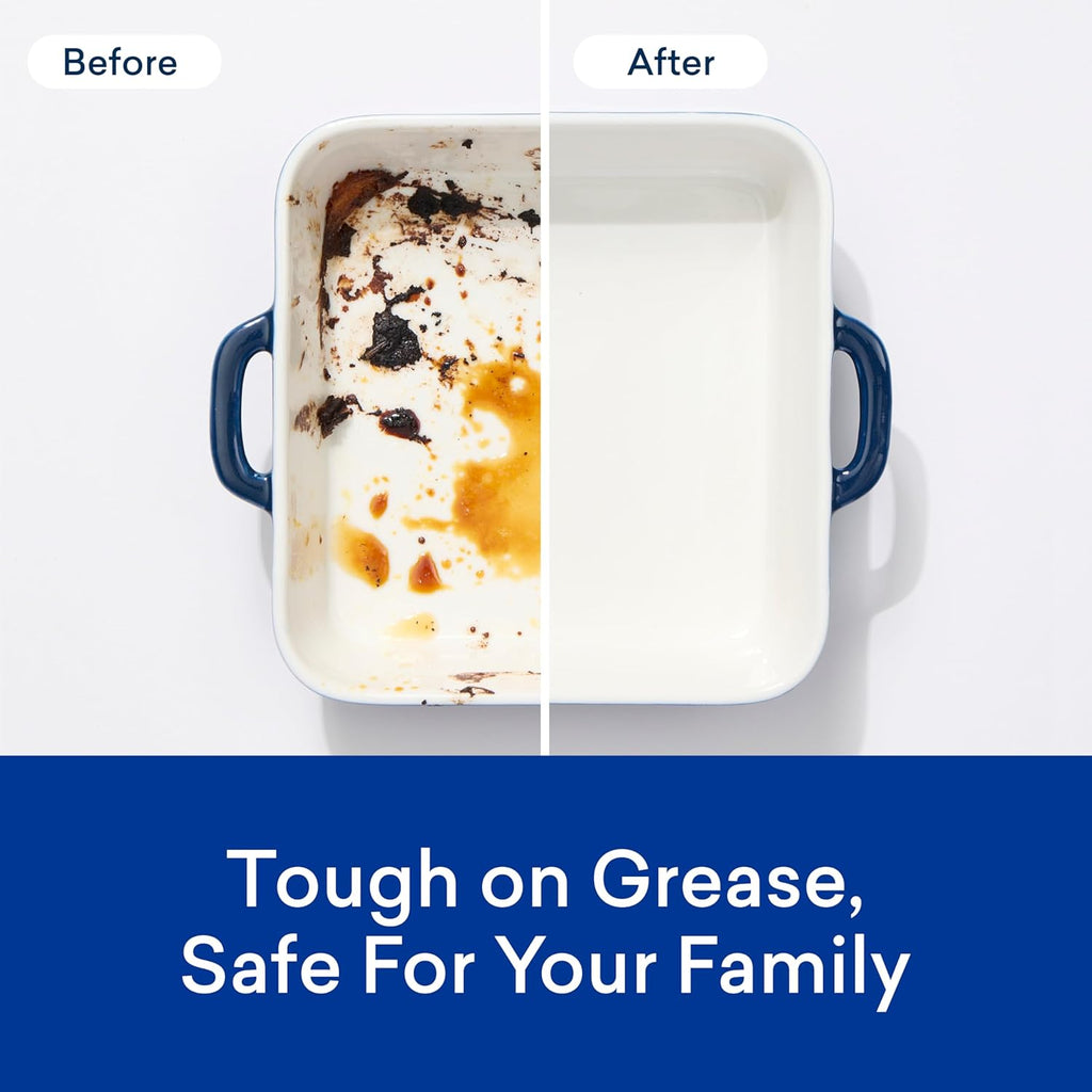 BLUELAND 100% Plastic-Free Dishwasher Detergent Tablets, Starter Set, 60 Count with tin, Lemon Zest, Eco-Friendly Dishwashing Pods, Natural, USDA Certified biobased