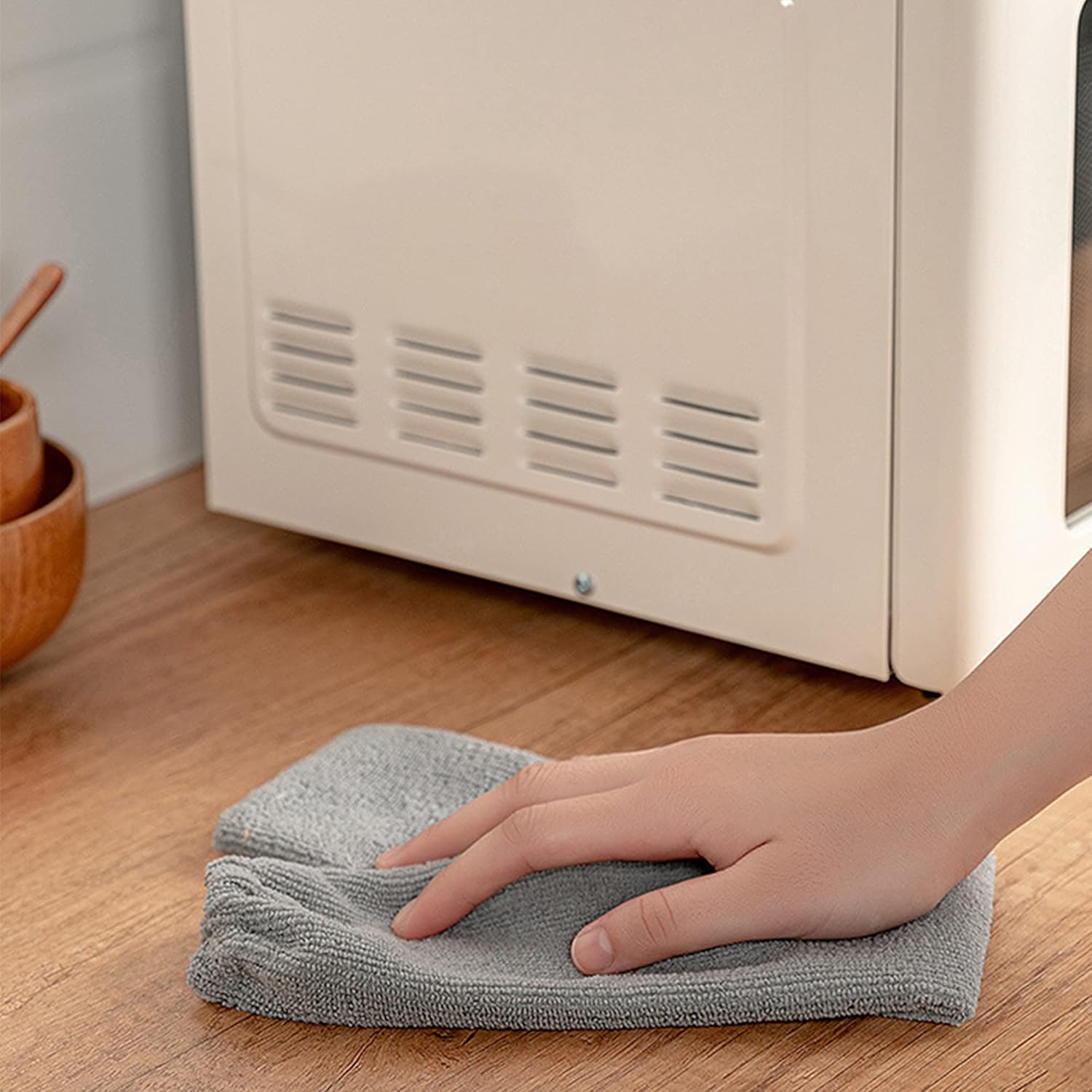 Under Appliance Duster Refills, 4 Pieces Gap Dust Cleaner ’s Replacement Sleeves. Reusable Microfiber Cloth Cover for Slim Dusting Tool Cleaning Gadgets. Grey by Jonbyi