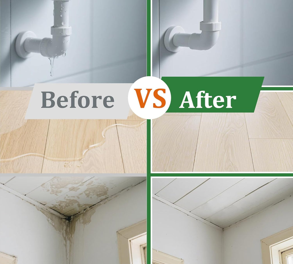 Waterproof Sealant 70oz, Transparent Waterproof Coating for Roof, Floor, Window, Bathroom, Concrete,Wood, Invisible Water Proof Agent＆Foundation Leak Repair Adhesive for Indoor/Outdoor Use Water-Based