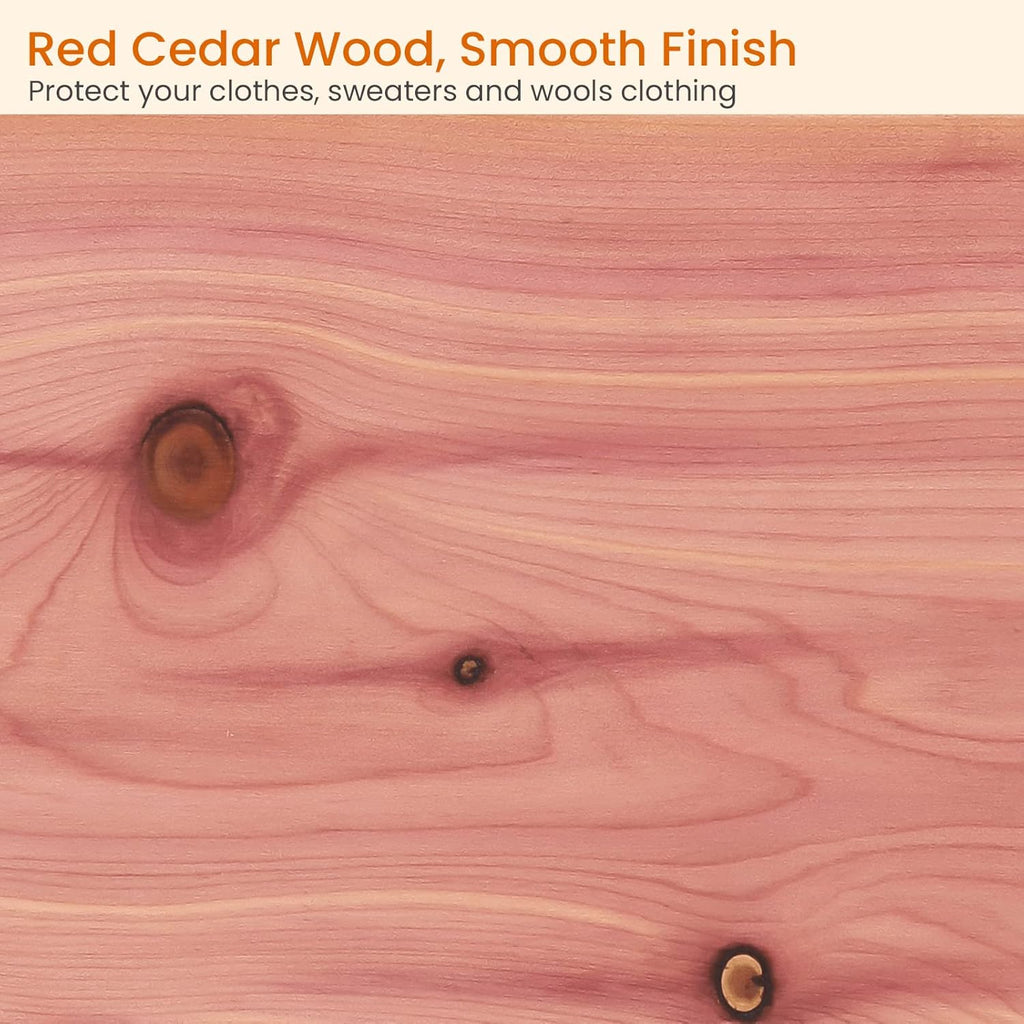 Homode Cedar Closet Liner Planks, Set of 8 Drawer Liners, Tongue and Groove, Aromatic Cedar Wood Panels for Clothes Storage, 11.5 x 4 x 0.4 Inches