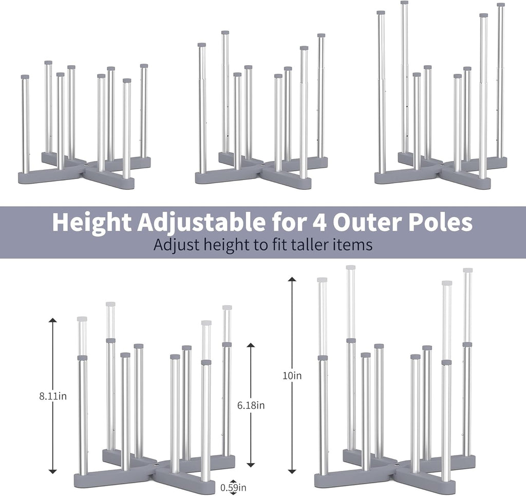 Baby Bottle Drying Rack, Reusable Bag Drying Rack, Water Bottle Drying Rack, Collapsible Drying Rack for Cups, Mugs and Glass, Sports Bottle Drying Rack