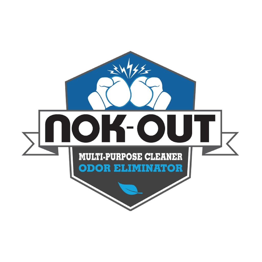 NOK OUT Odor Remover, Pet Deodorizer and Cleaning Spray, Made in the USA, 1 Gallon, 4-Pack