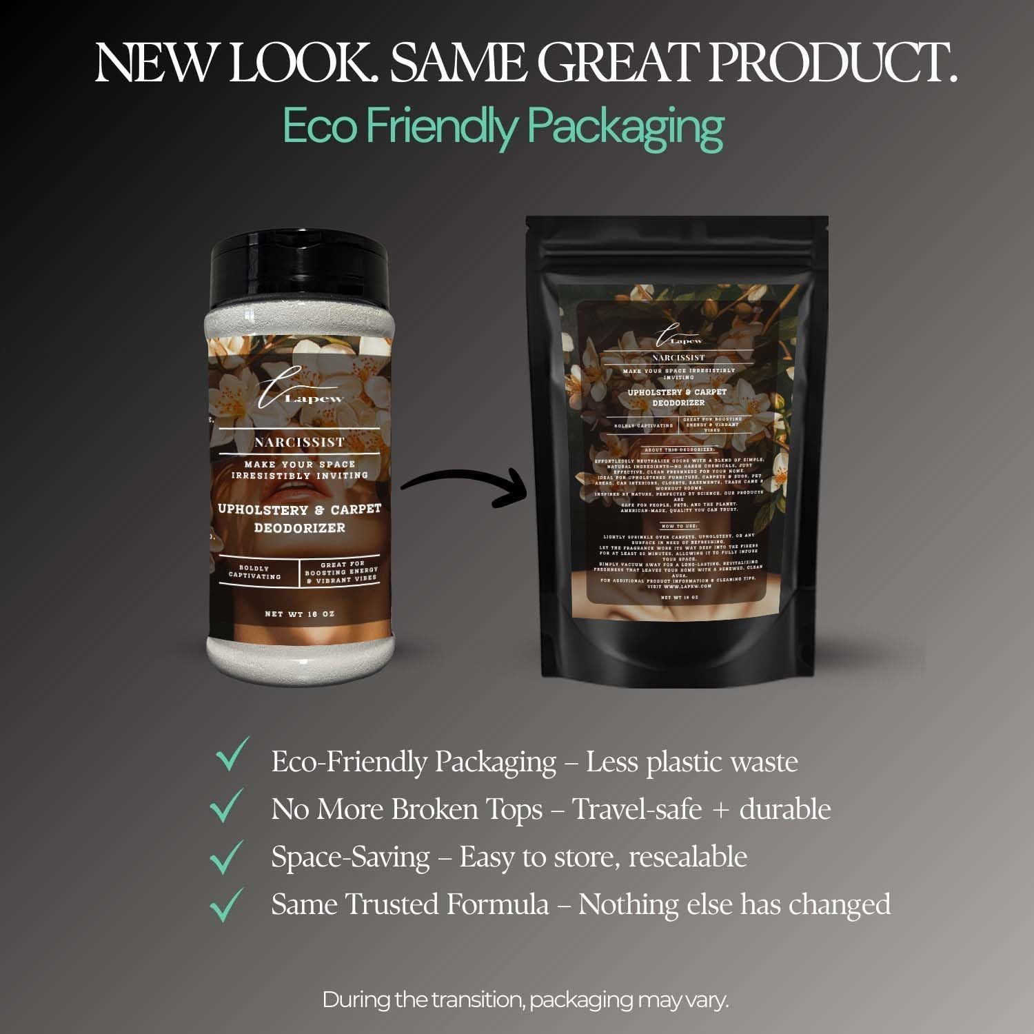 Narcissist Carpet Freshener Powder: Powerful Odor Eliminator for Home, Upholstery Deodorizer, Carpet Deodorizer, Pet Urine, Cat Litter Box - Narcissist Fragrance.