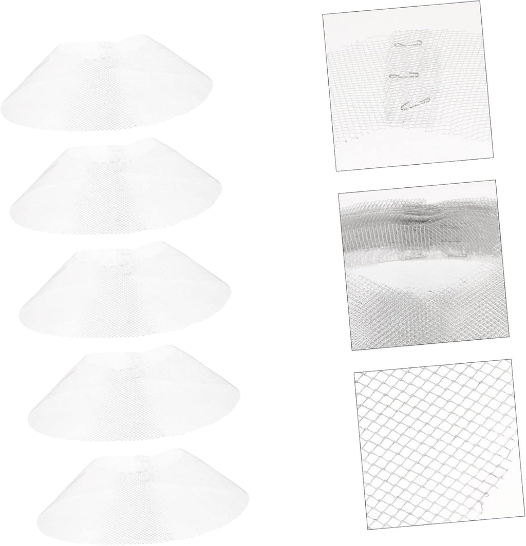 10PCS Durable Range Hood Filter Net Kitchen Replacement Practical Bowl Shaped Oil Filter for Home and Restaurant Exhaust Fans