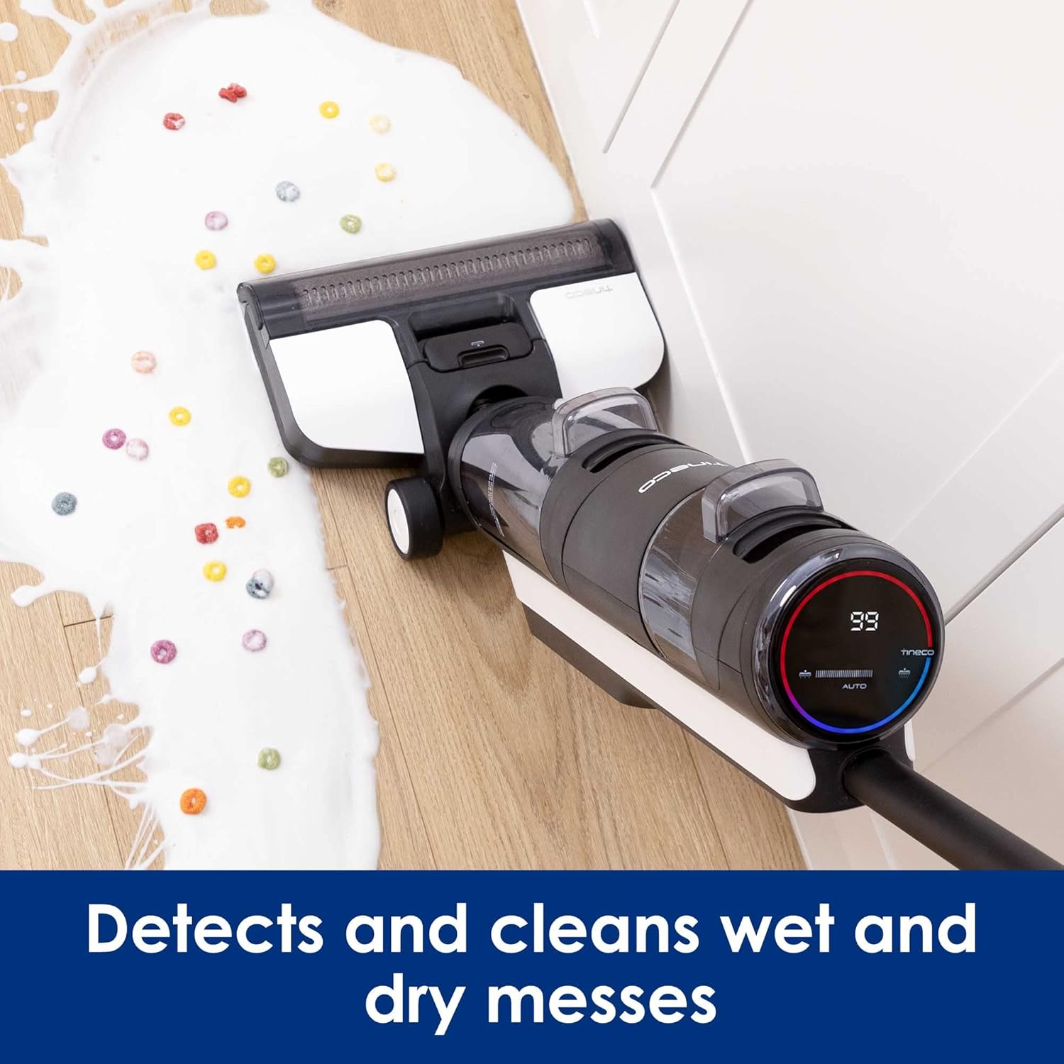 Tineco Floor ONE S3 Breeze Cordless Hardwood Floors Cleaner, Lightweight Wet Dry Vacuum Cleaners for Multi-Surface Cleaning with Smart Control System