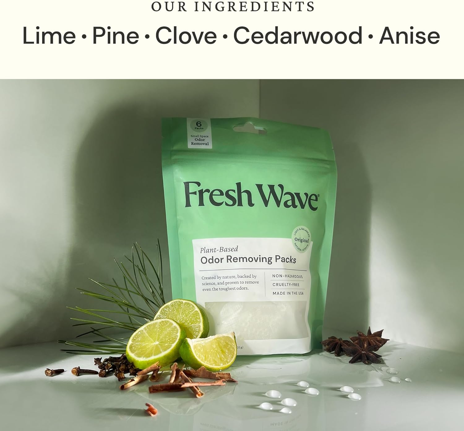 Fresh Wave Odor Eliminating & Deodorizing Packs | Bag of 16