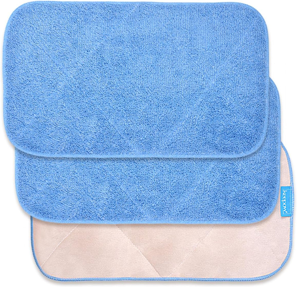 KEEPOW Microfiber Cleaning Cloth Compatible with MR.SIGA Professional Microfiber Mop for Hardwood, Wet & Dry Mopping Pads for Floor Cleaning, Pack of 3