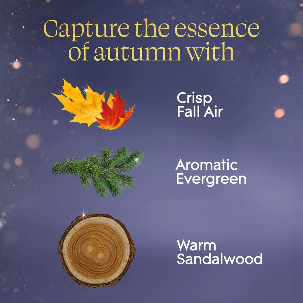 Glade PlugIns Refills Air Freshener, Embers & Sandalwood, Scented and Essential Oils for Home and Bathroom, 0.67 Fl Oz, 5 Count