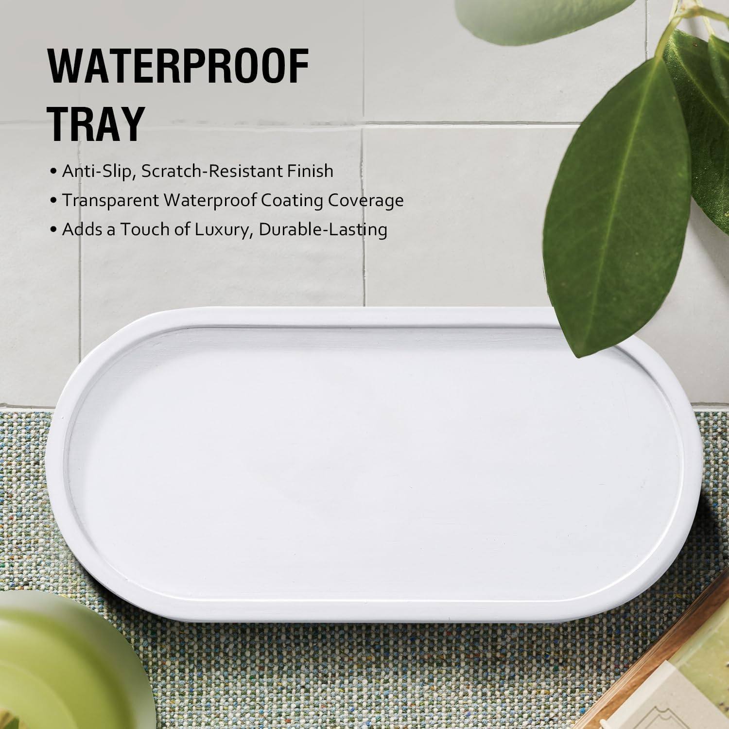 MOMEEMO Kitchen Soap Dispenser Set, Contains Dish and Hand Soap Dispenser, Suitable for Kitchen Counter Decor. (White)