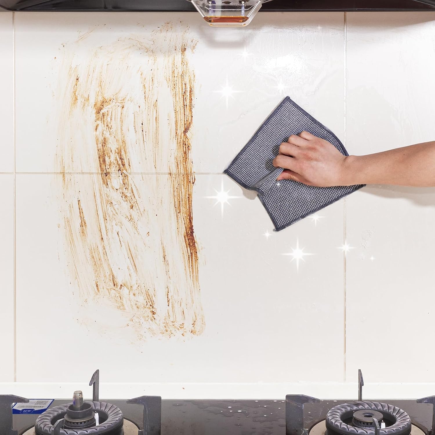 10 Pcs New Upgrade 3-Layer Non Scratch Wire Dishcloth,Wire Dishwashing Rag, Non-Scratch Wire Dishwashing Rags for Wet and Dry, Kitchen Cleaning Dish Rags for Cookware,Sinks, Dishes,Stove