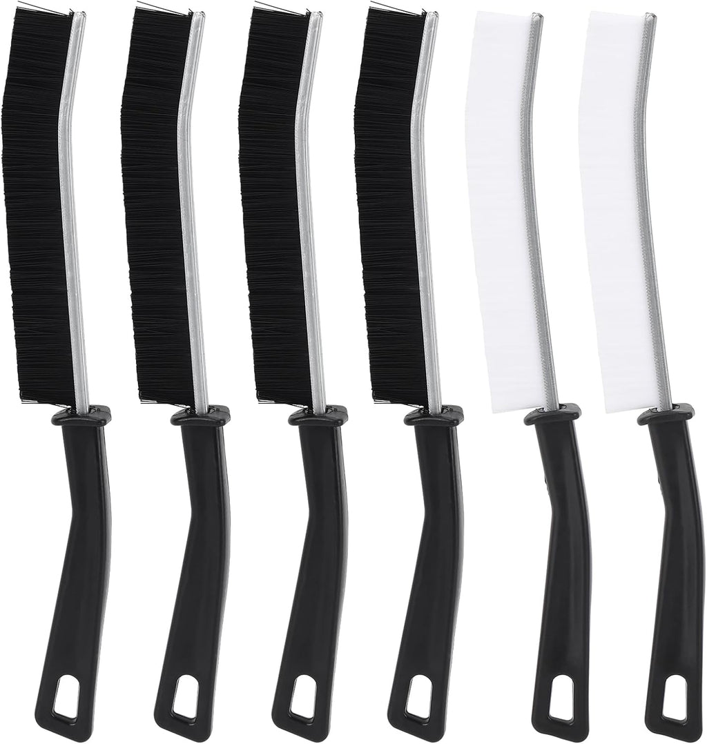 6Pcs Hard Bristle Crevice Cleaning Brush, Grout Cleaner Brush, Multifunctional Gap Cleaning Tool for Household Use, Bathroom, Kitchen, Window,Toilet