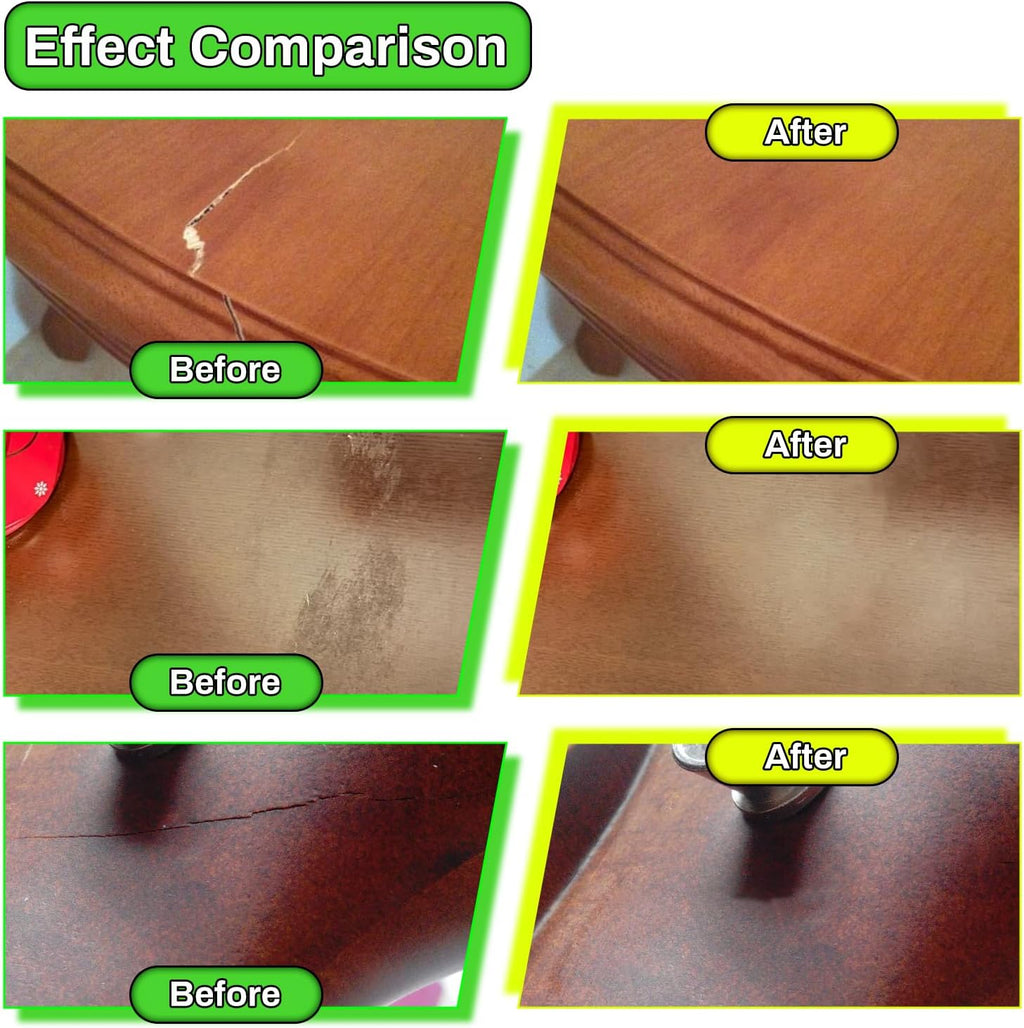 Wood Furniture Repair Kit,24 Colors Wood Fillers,Scratch Repair Covers & Removers for Repairing Scratches,Cracks,Dings and Holes in Cabinets, Cut Panels(Gray Series)