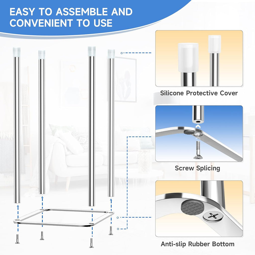 Water Bottle Drying Rack, Stainless Steel Bottle Dryer Rack, Baby Bottles Rack Dryer, Cup Drying Rack, Reusable Bag Drying Stand, Kitchen Stand Holder for Glass Bottles, Water Cups, Plastic Bag