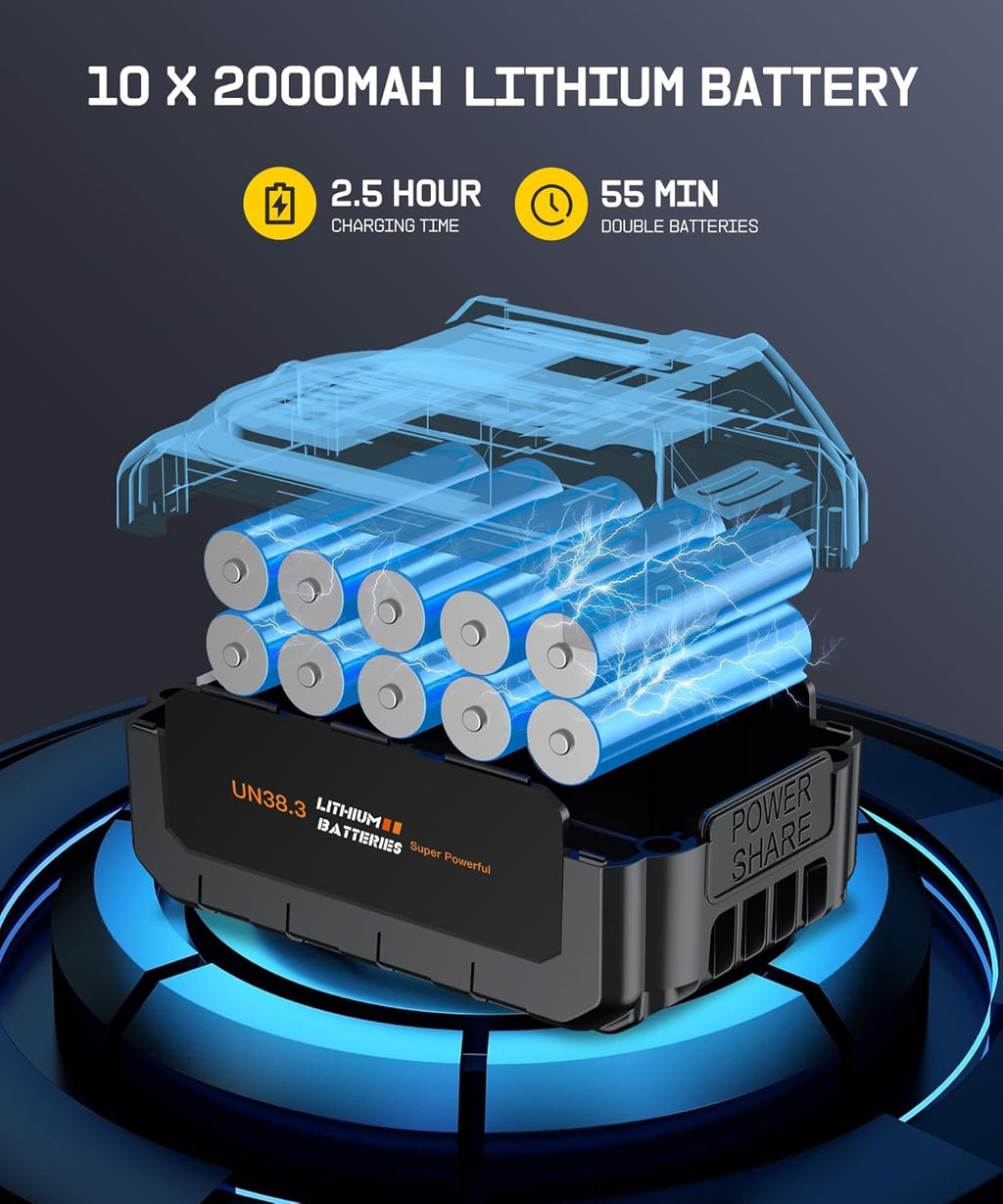 Car Vacuum Portable Cordless,35000PA High Power Suction & Blower, Cordless Handheld Vacuum Cleaner for Car, Home, Office, Pet（Dazzling Black）