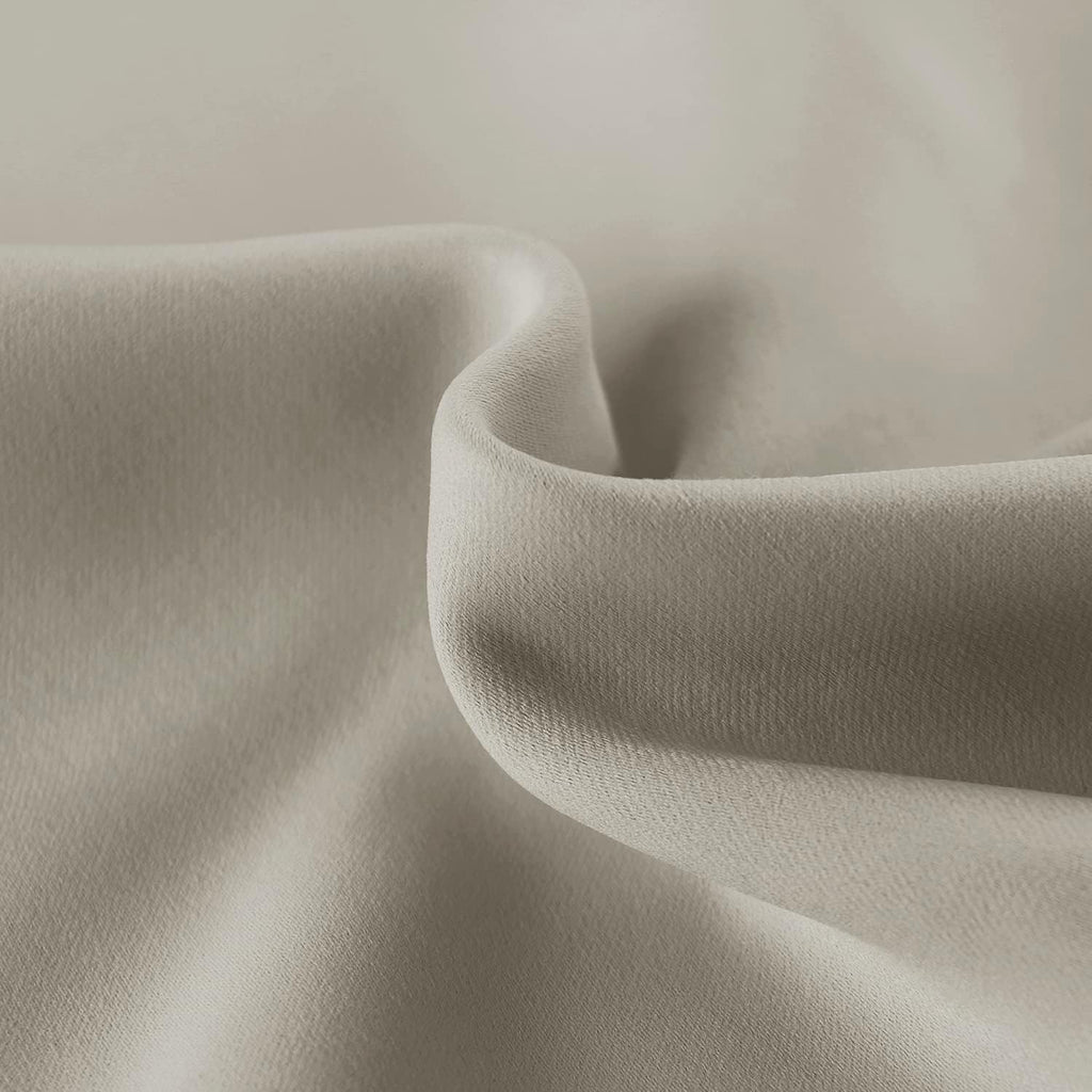 DWCN French Door Curtains – Rod Pocket Thermal Blackout Curtain for Doors with Glass Window, Kitchen and Patio Doors for Privacy, 54 X 40 Inches Long, 1 Curtain Panel with Tieback, Taupe