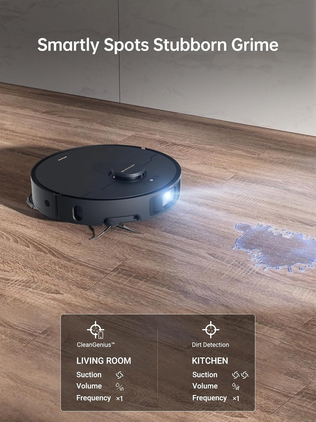 DREAME X40 Ultra Robot Vacuum with Detachable & Liftable Mop, Self-Emptying Robot Vacuum and Mop Combo with Side Brush, 12,000 Pa Suction, 158°F Self-Cleaning and Self-Drying Mop, Auto Water Filling