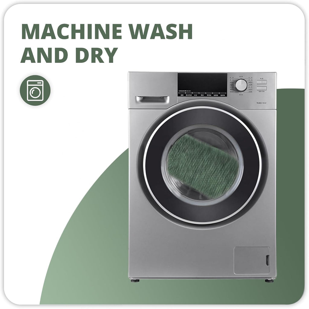 Bath Mat,Ultra Thin Bathroom Rugs,Rubber Bath Mats for Bathroom,No Slip Bath Rugs,Quick Dry,Machine Washable,Low Pile,Absorbent,Shower Outside,Sink,Home Decor Accessories.Green,2'x3'(24x36inch)