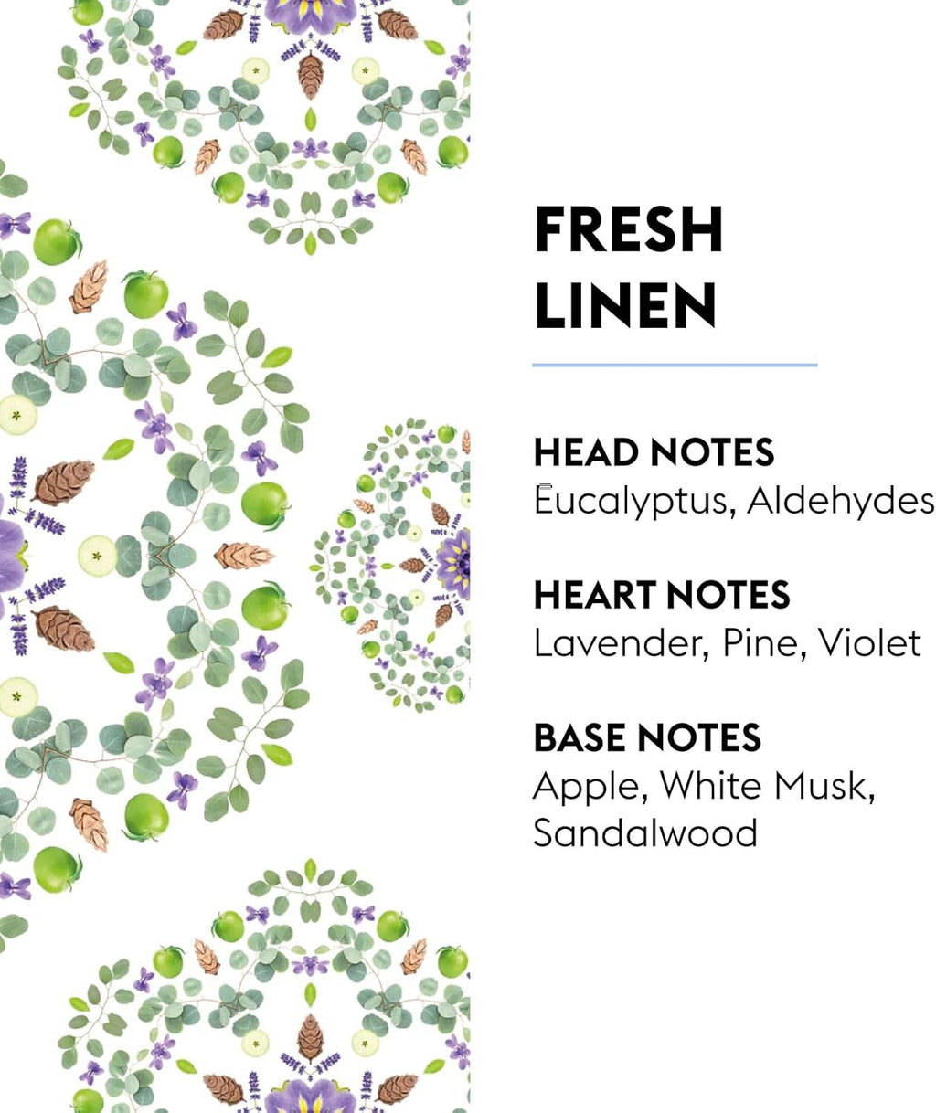 Fresh Linen - Lampe Berger Fragrance Refill for Home Fragrance Oil Diffuser - 33.8 Fluid Ounces - 1 Liter