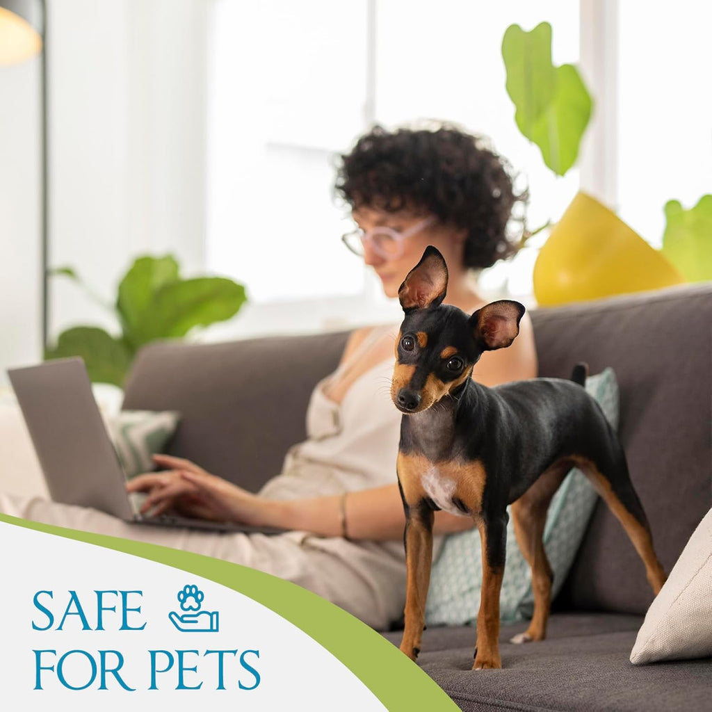 Odor Eliminator Gel Beads 4 Pack 32OZ, Air Freshener with Baking Soda, Long Lasting Odor Absorber for Home Bathroom Car and Pet Odor, Fresh&Lavender Scent