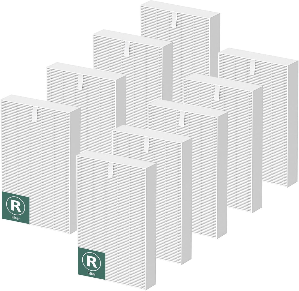 HPA300 HEPA Air Purifier Filter R for Honeywell Air Purifier HPA100/200/300 and 5000 Series, 9 Pack HEPA Filter Compatible with Honeywell R Filter (HRF-R3 & HRF-R2 & HRF-R1)