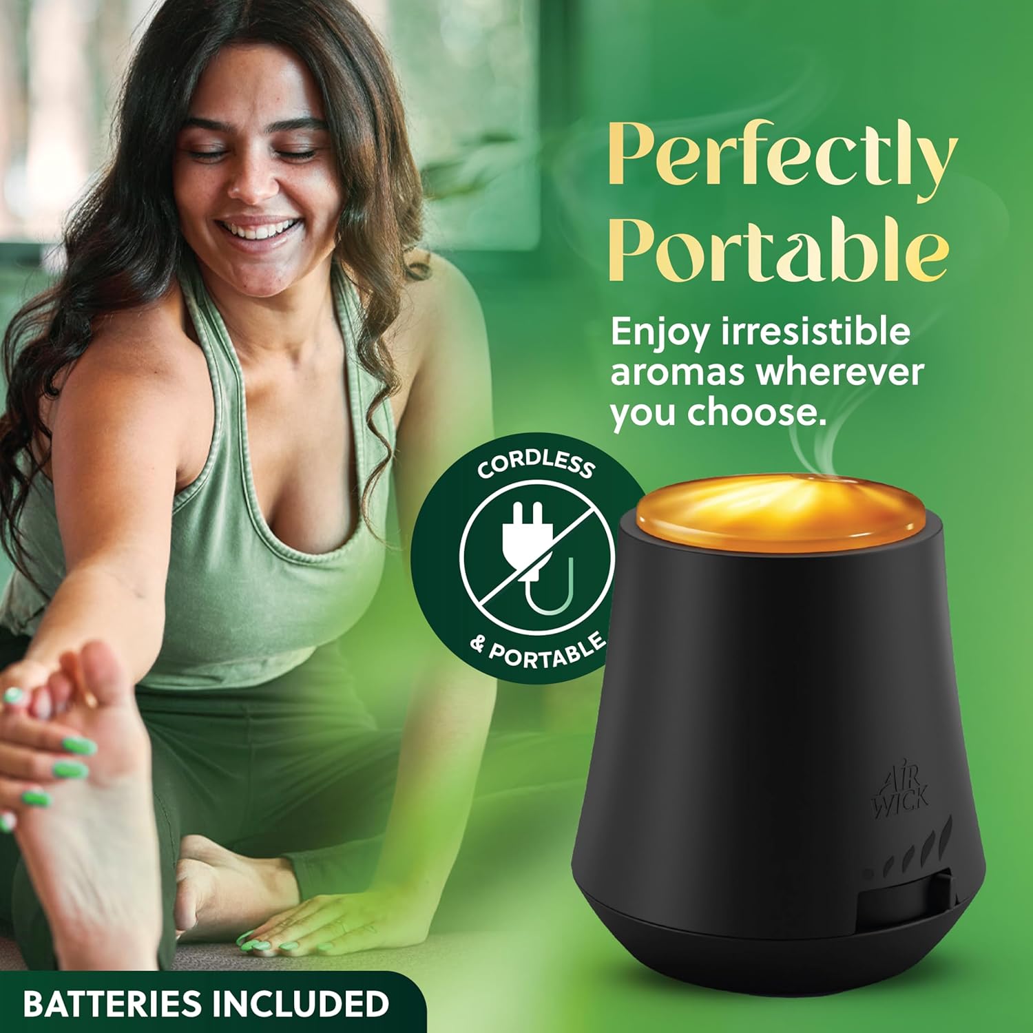 AIR WICK Essential Mist Twin Refill – White Sage & Mahogany (2x.67) oz. (Pack of 2)