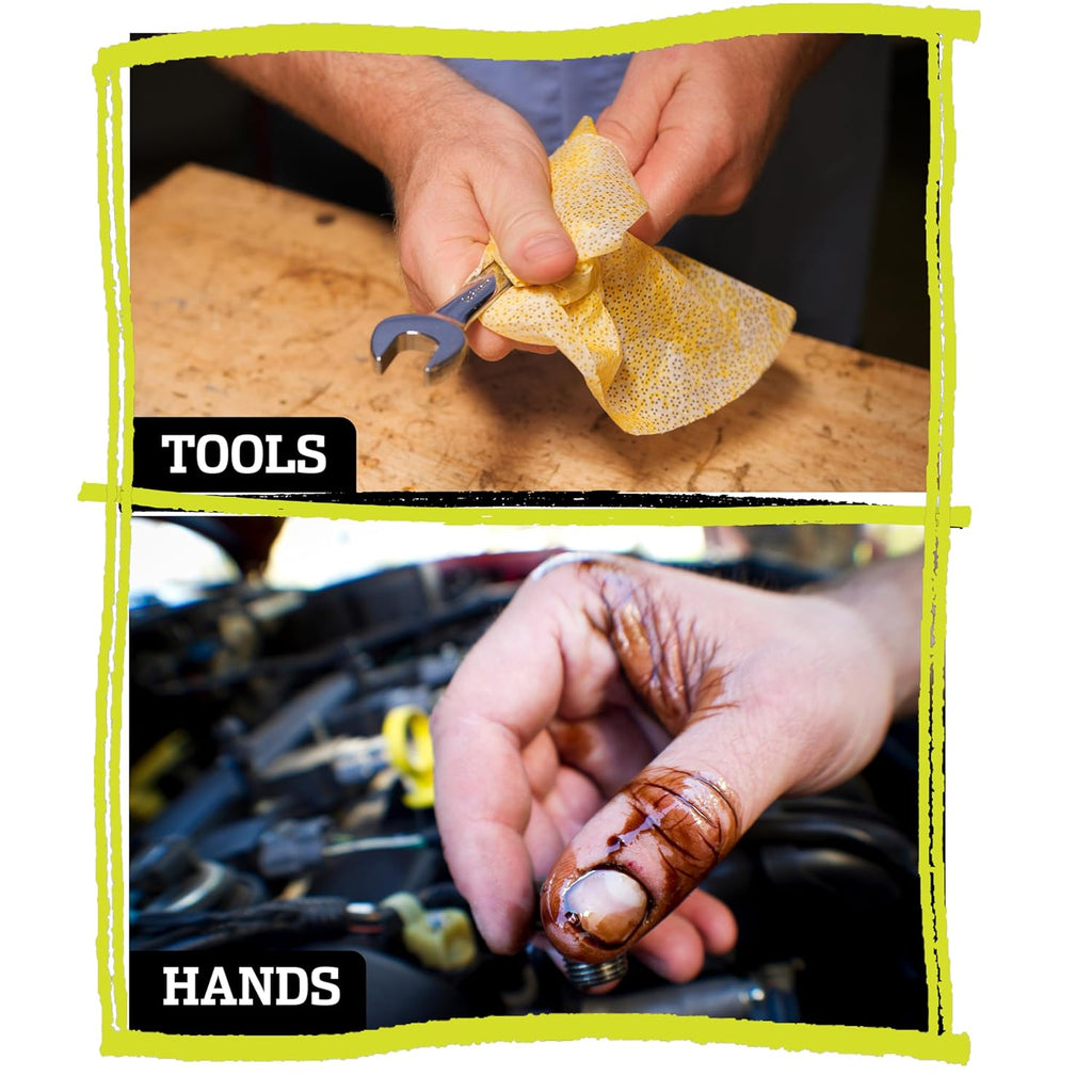 Tub O’ Towels TW75 Heavy-Duty 10" x 12" Size Multi-Surface Cleaning Wipes, Dual Texture, 75 Count Per Canister, 6 Pack