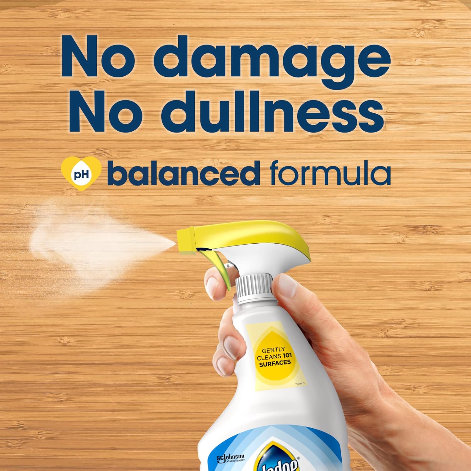 Pledge pH-Balanced Multisurface Cleaner Spray for Everyday Care, Fresh Citrus Scent, 25oz (Pack of 3)