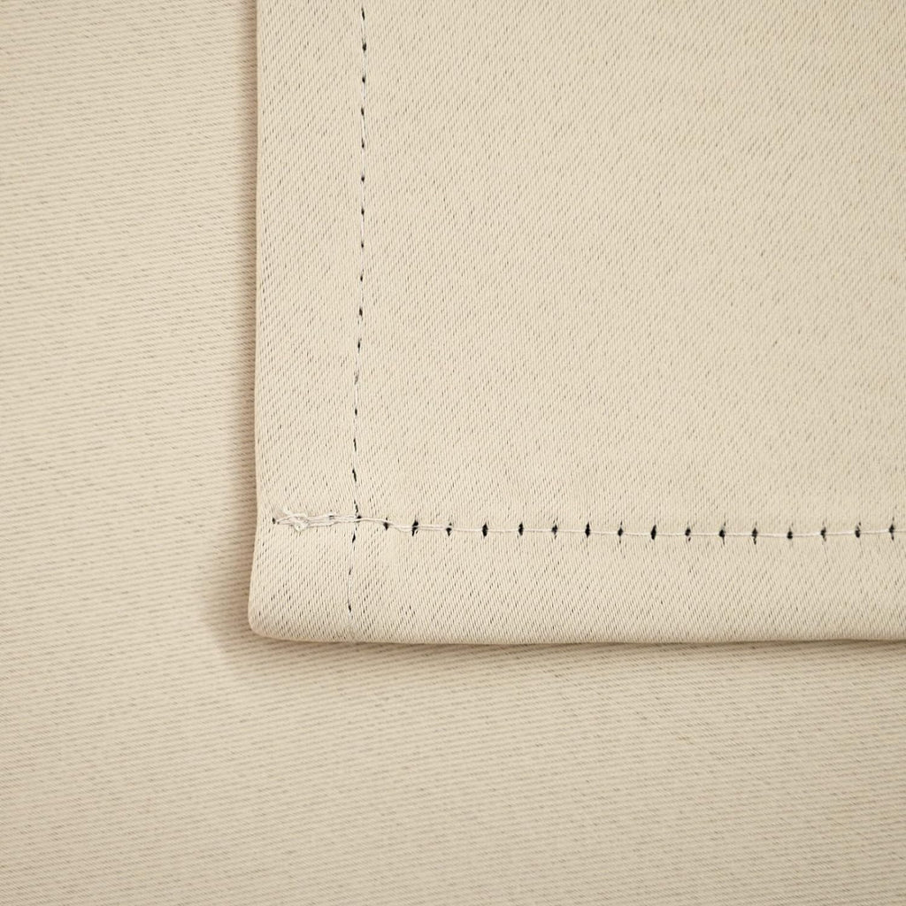 Pickluc Cafe Curtain (Half Window Curtain) 30 Inches Length, Rod Pocket Kitchen Curtain, Short Blackout Curtain for Small Window, 30" Wide and 30" Long, 2 Panels, Ivory