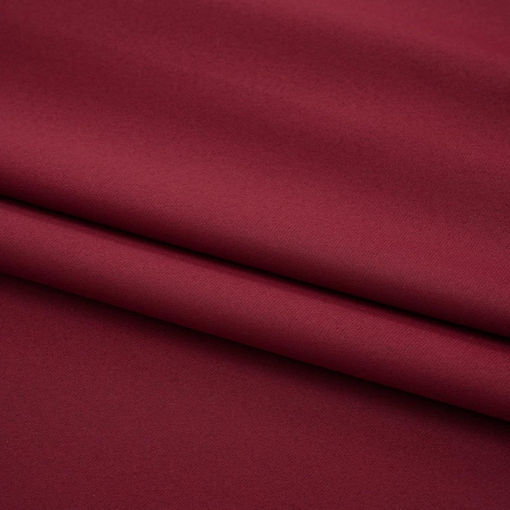 Pickluc Cafe Curtain 30 Inches Long, Rod Pocket Kitchen Half Window Curtain, Short Blackout for Small Window, 2 Panels, 30" Wide and 30" Length, Burgundy Red