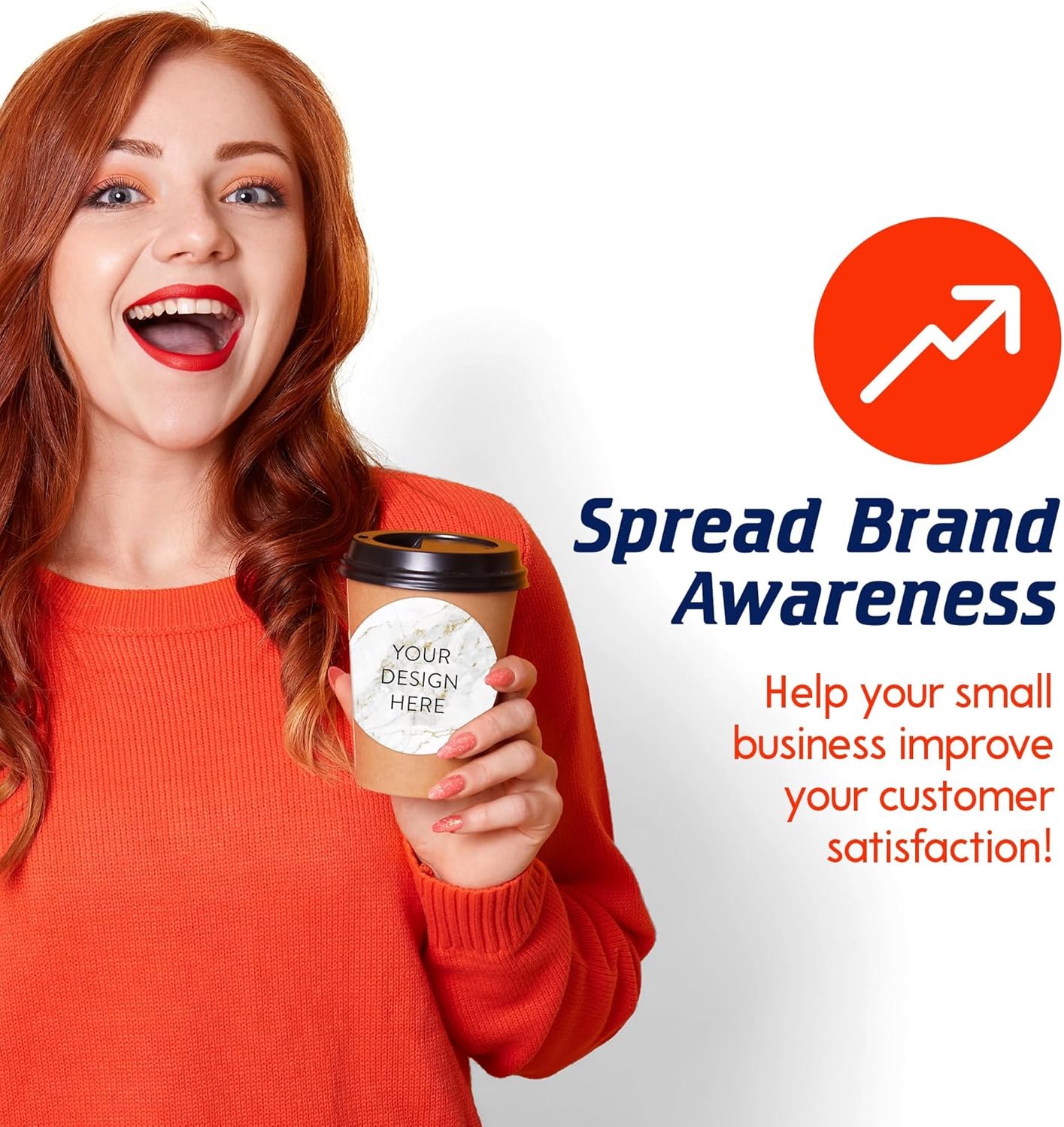 100 Custom Vinyl Stickers - Upload Your own Image, Text, Design, Logo - Personalized Logo Labels for Handmade, Packaging, Bottle, Jars, Candle, Brand Stickers (Gray, 4x4)