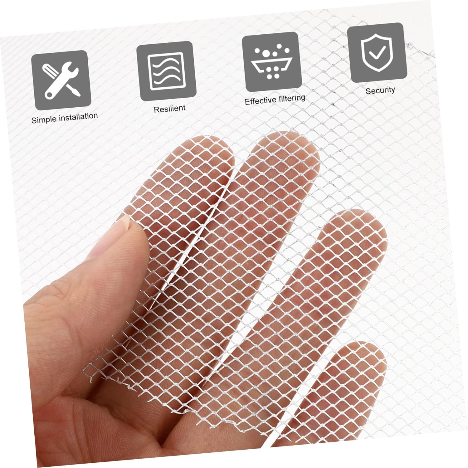 10PCS Durable Range Hood Filter Net Kitchen Replacement Practical Bowl Shaped Oil Filter for Home and Restaurant Exhaust Fans