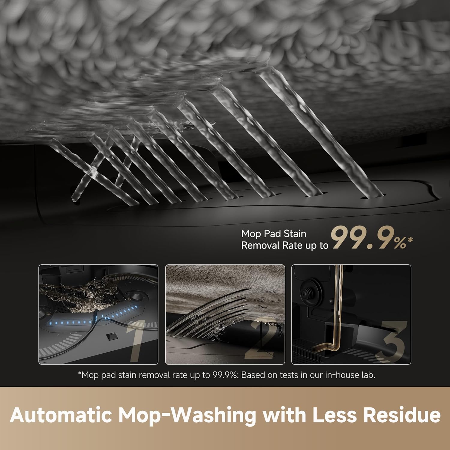 DREAME X50 Ultra Complete Robot Vacuum and Mop with Auto-Empty and Mop Self-Cleaning, 20,000Pa Suction, Obstacle Avoidance and 360° Navigation, Corner to Edge Deep Cleaning, Detangling Brush (Black)