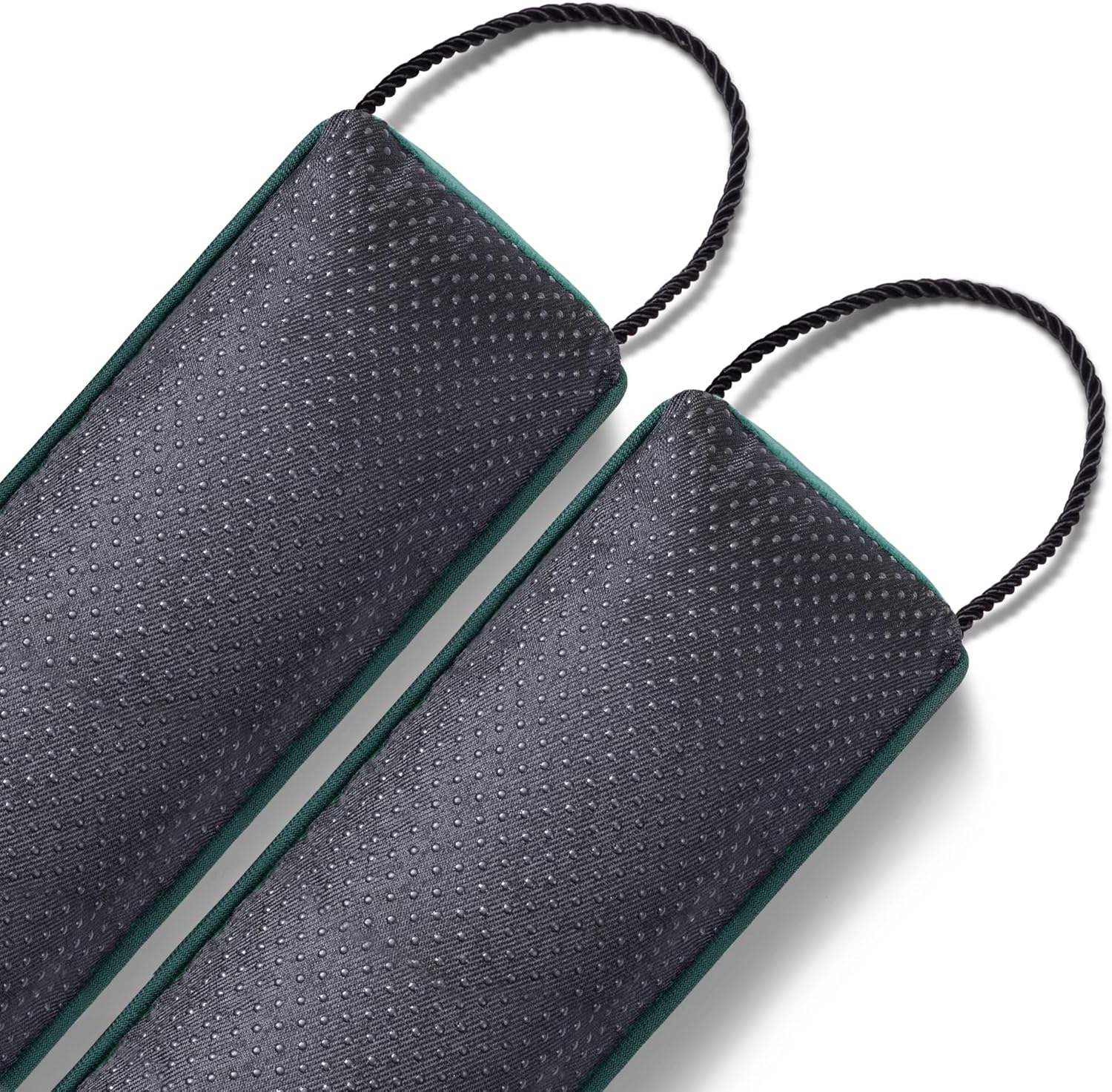 Sunolga 38" Door Draft Stopper Blocks Hot and Cold Air with Removable Washable Cover for Gaps Up to 3", All-Season Seal for Wind, Door Sweep for Bottom of Door and Window, Home Essentials, Dark Green