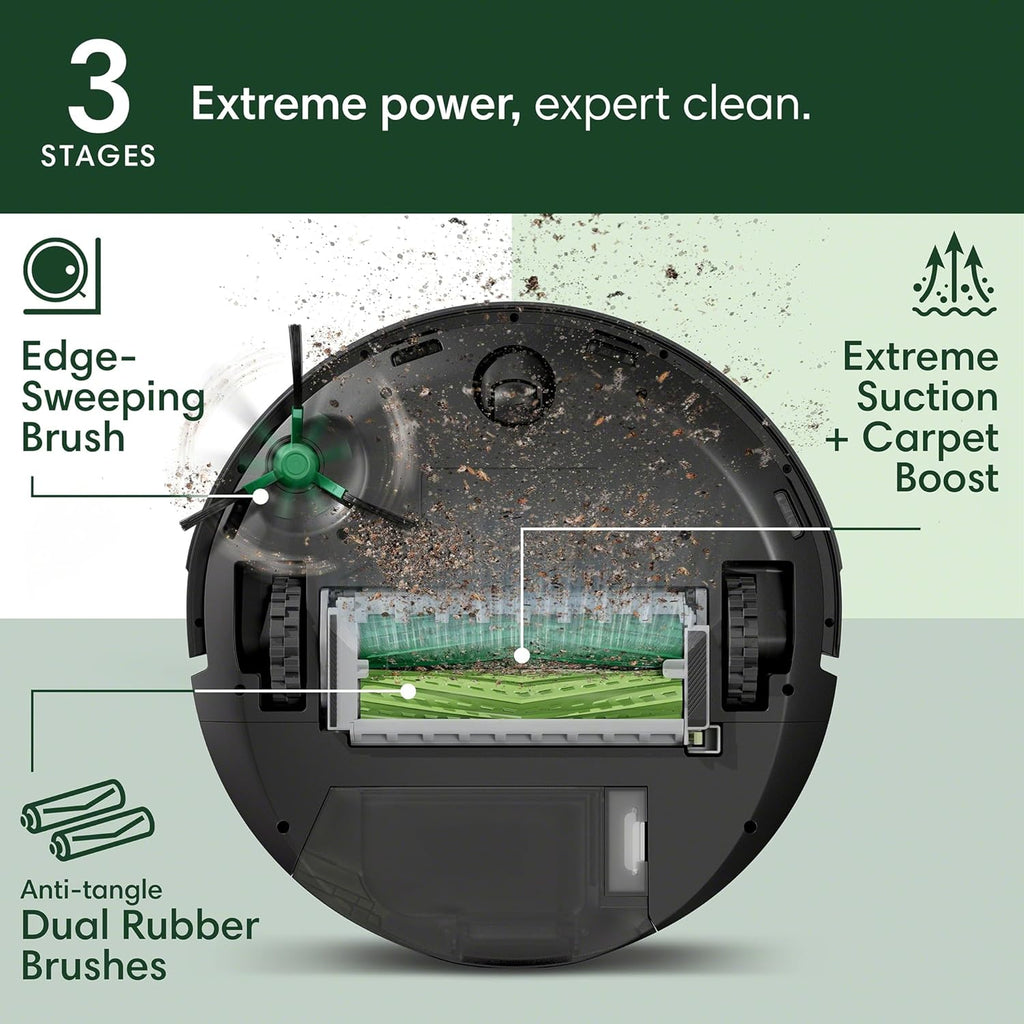 iRobot Roomba Plus 504 Vac Robot Vacuum with AutoEmpty Dock - Superior Power-Lifting Suction, Anti-Tangle Dual Rubber Brushes, Perfect for Pet Hair, Self-Empties for 75 Days, Avoids Obstacles, LiDAR