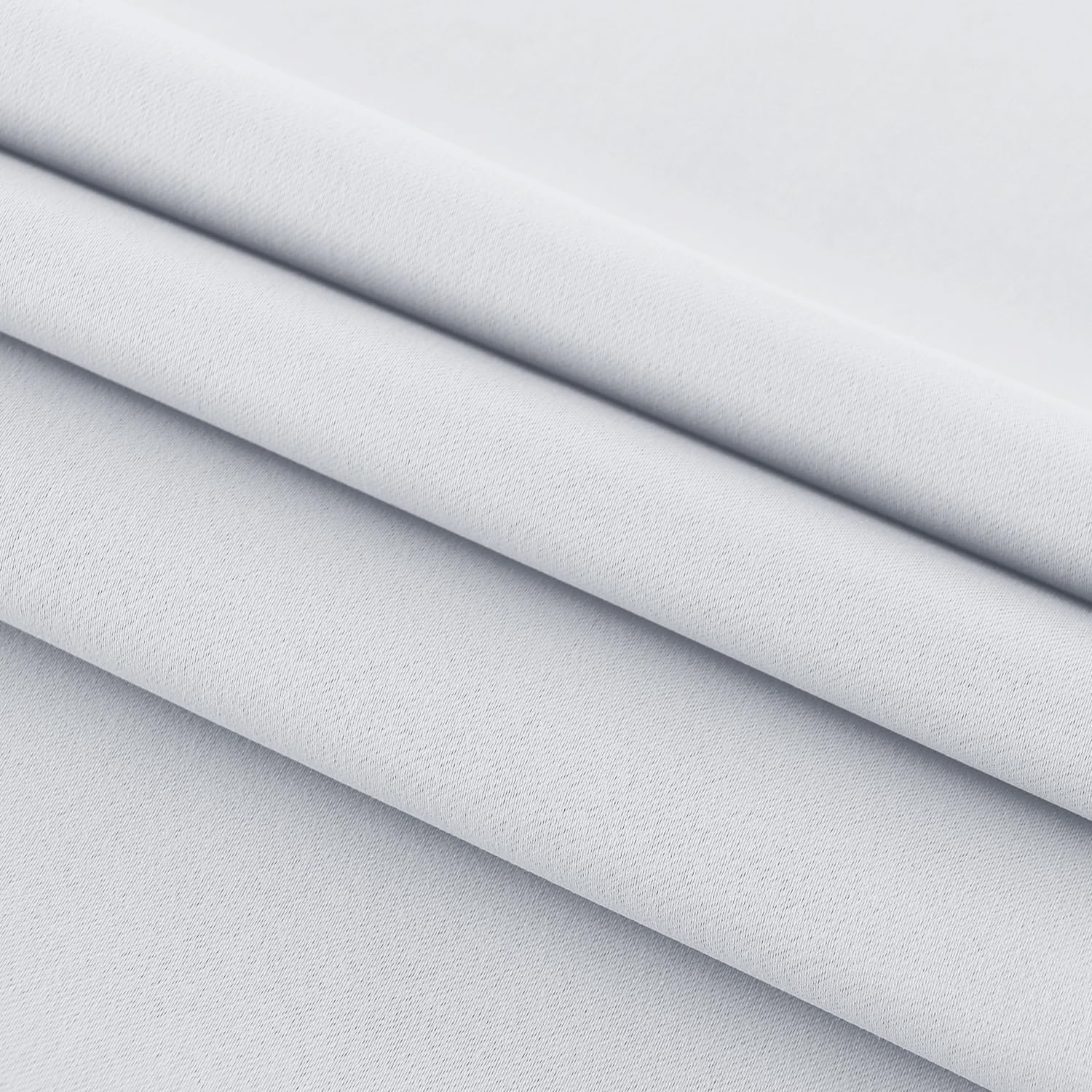 DWCN French Door Curtains – Rod Pocket Thermal Curtain for Doors with Glass Window, Kitchen and Patio Doors for Privacy, 25 X 80 Inches Long, 1 Curtain Panel with Tieback, Greyish White