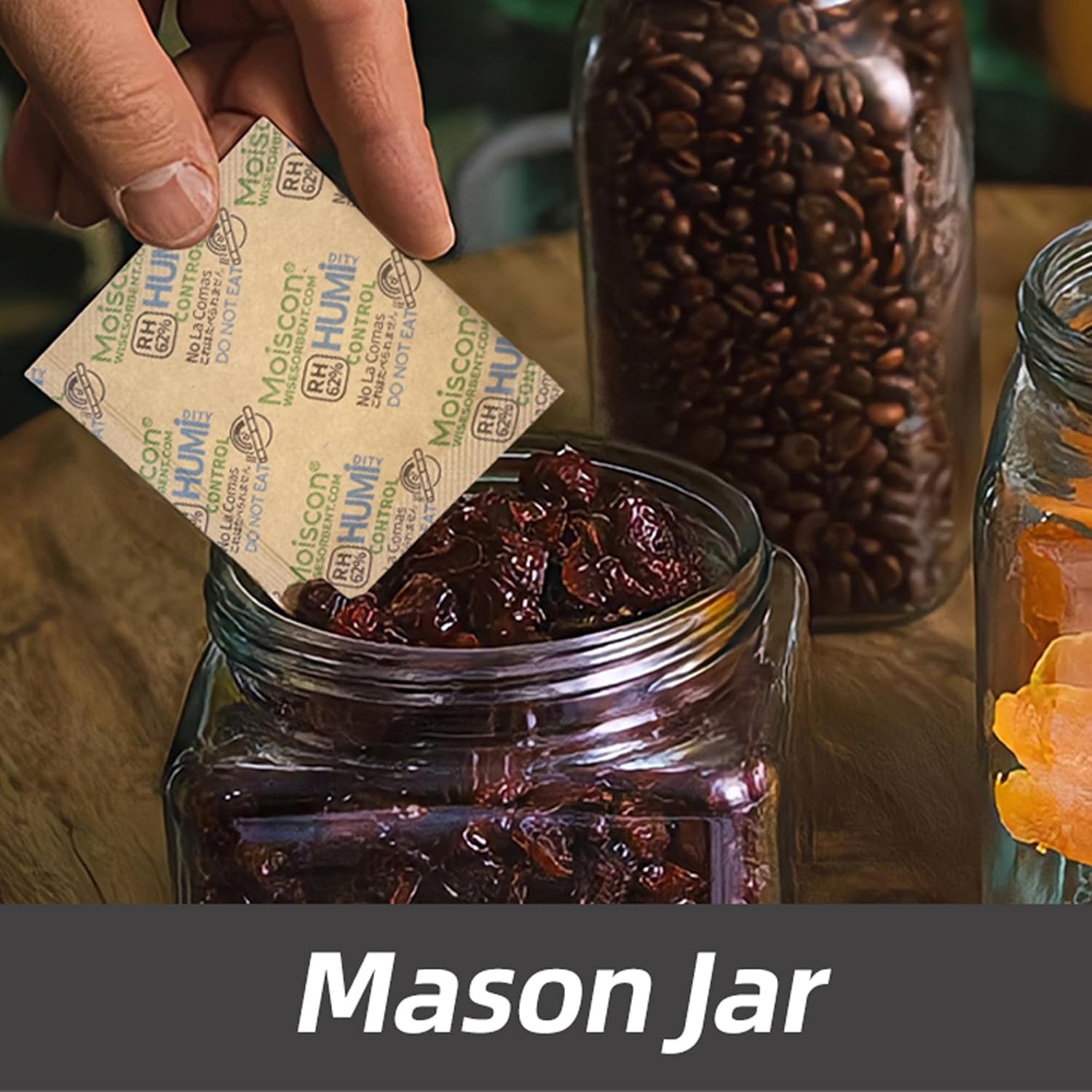 15 Pack 62% Two-Way Humidity Control Packs, 8 Gram for Storing 1 oz, Size 8 Moisture Control Packets Individually Wrapped