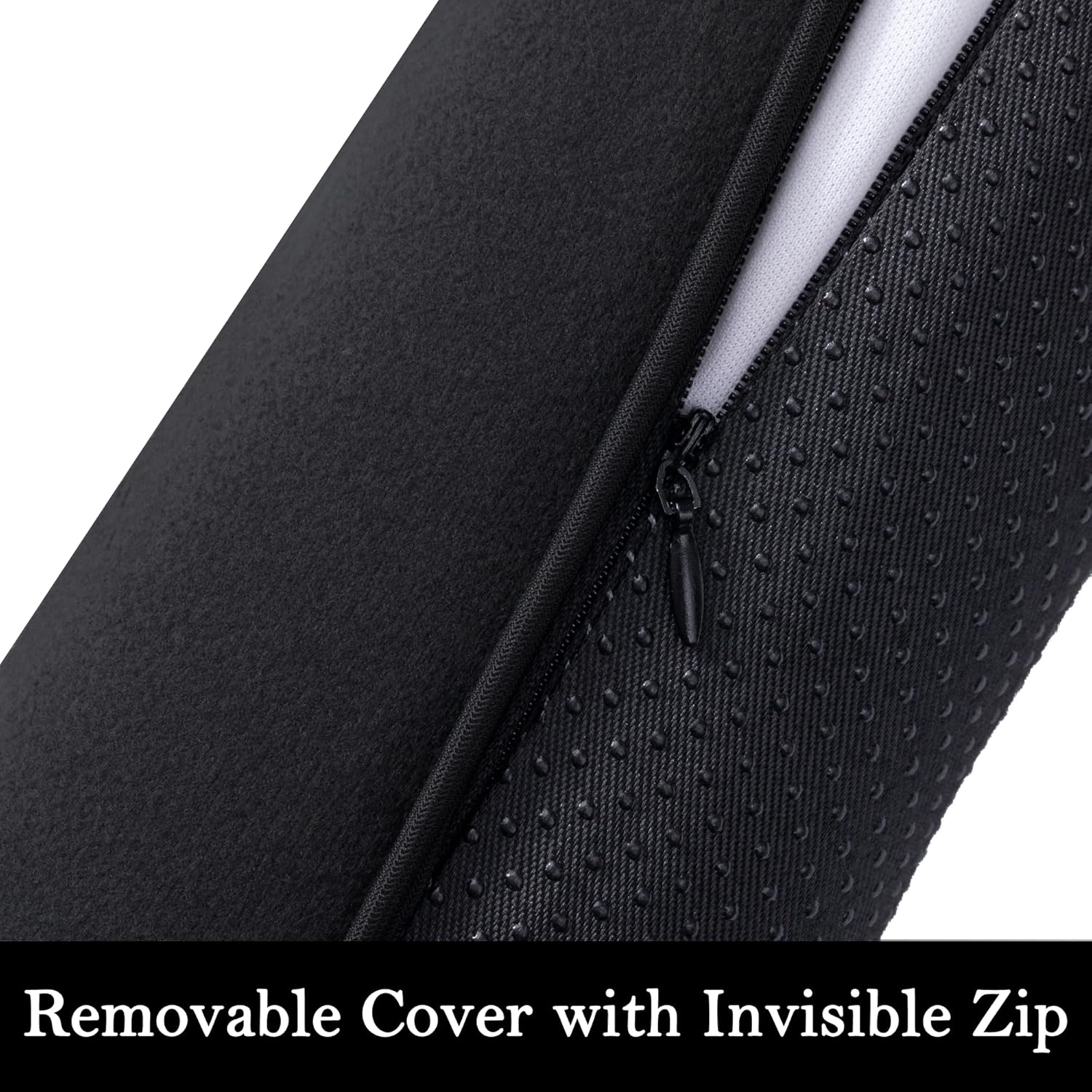 Sunolga 2-Pack 36" Door Draft Stopper Blocks Hot and Cold Air with Removable Washable Cover for Gaps Up to 3", All-Season Seal for Noise, Wind, Door Sweep for Bottom of Door, Home Essentials, Black