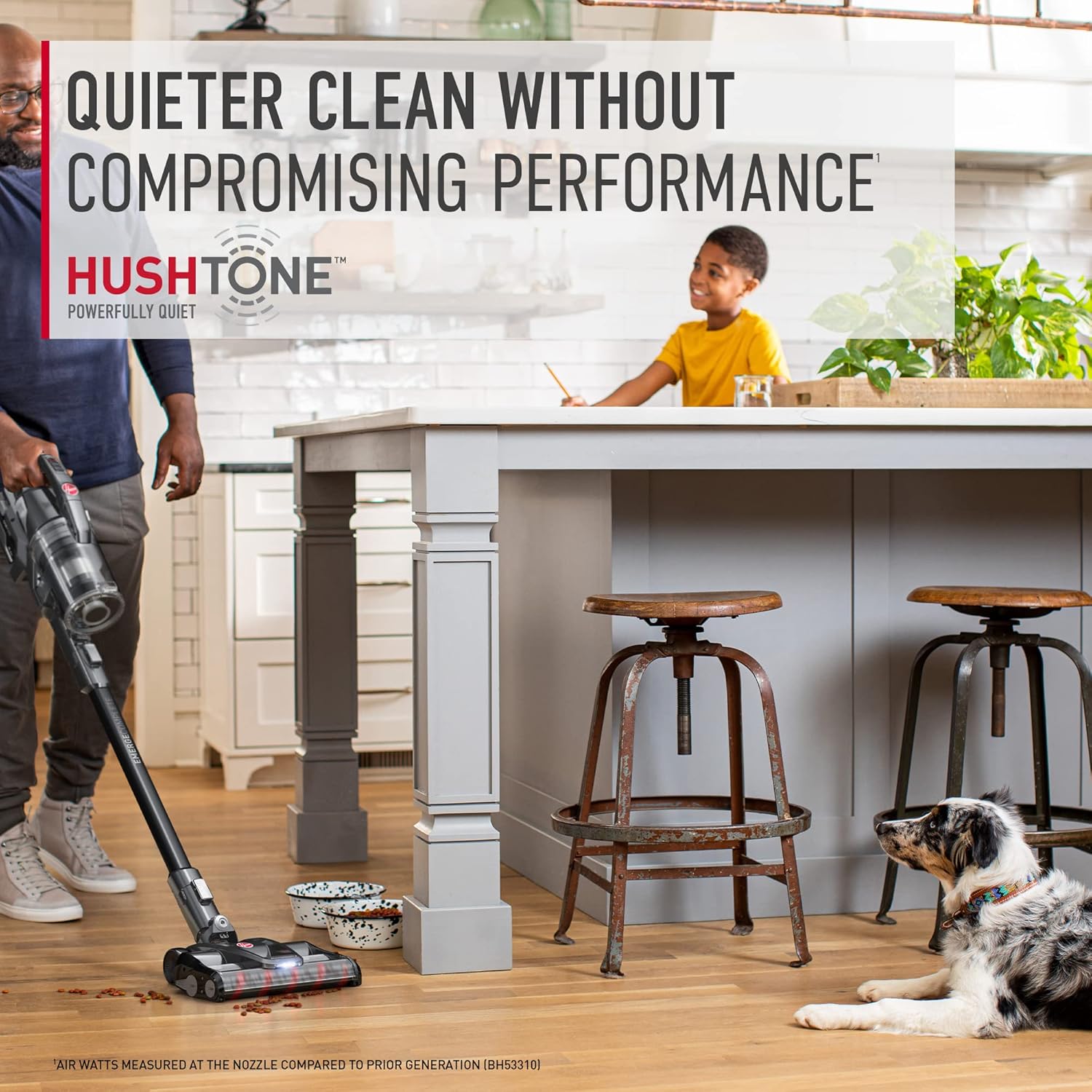 Hoover ONEPWR WindTunnel Emerge Complete Cordless Stick Vacuum Cleaner, Lightweight Stick Vac, Powerful and Quiet Cleaning, Self Standing, No Wall Mount Required, Cordless Vacuum Cleaners for Home Use