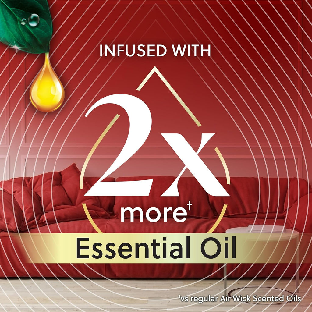 AIR WICK Scented Oil - Vibrant Refill Wild Strawberry & Poppy 5 ct.