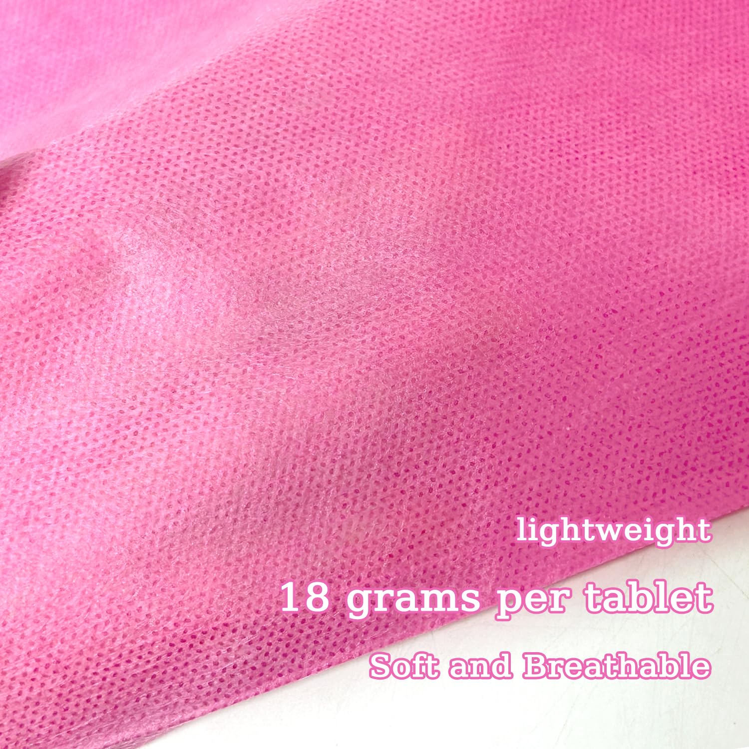 100Pcs Disposable Massage Table Sheets 31" x 71" Non-Woven Fabric Disposable Bed Sheets SPA Bed Cover Breathable Oil-Waterproof Sheets for Travel Spa Tatto Hotel Salon (Pink)