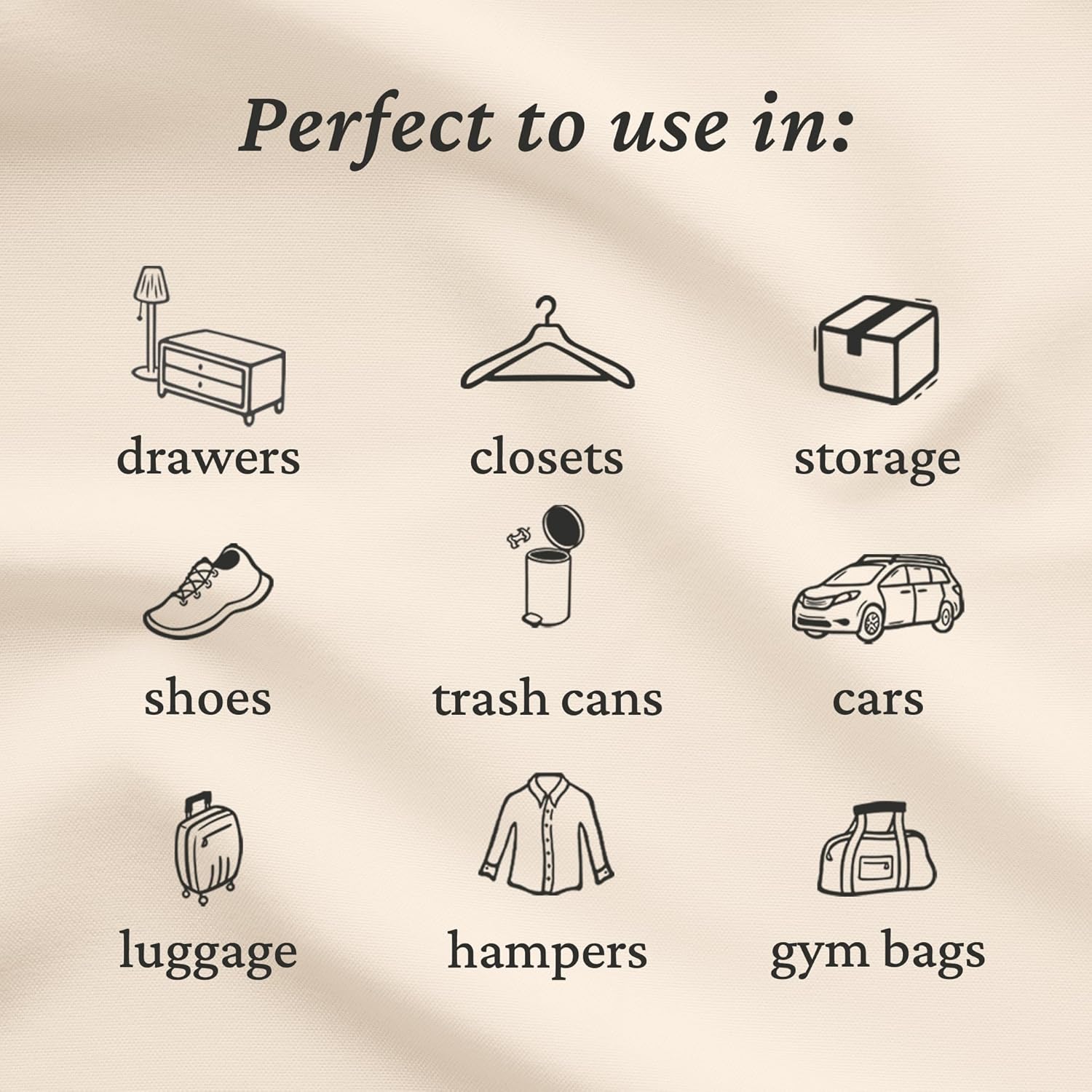 Fresh Wave Orange Odor Eliminating & Deodorizing Packs - Bag of 6 & Fresh Pod Case