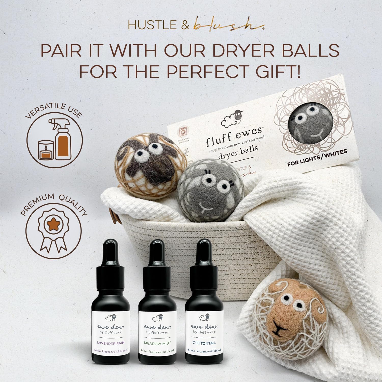 Laundry Essential Oils for Dryer Balls 15ml Lavender Rain - Blend of Laundry Fragrance Oil and Essential Oils Wool Balls, Compact & Multi-Use Essentials Oil for Diffusers and Candle Making Scents