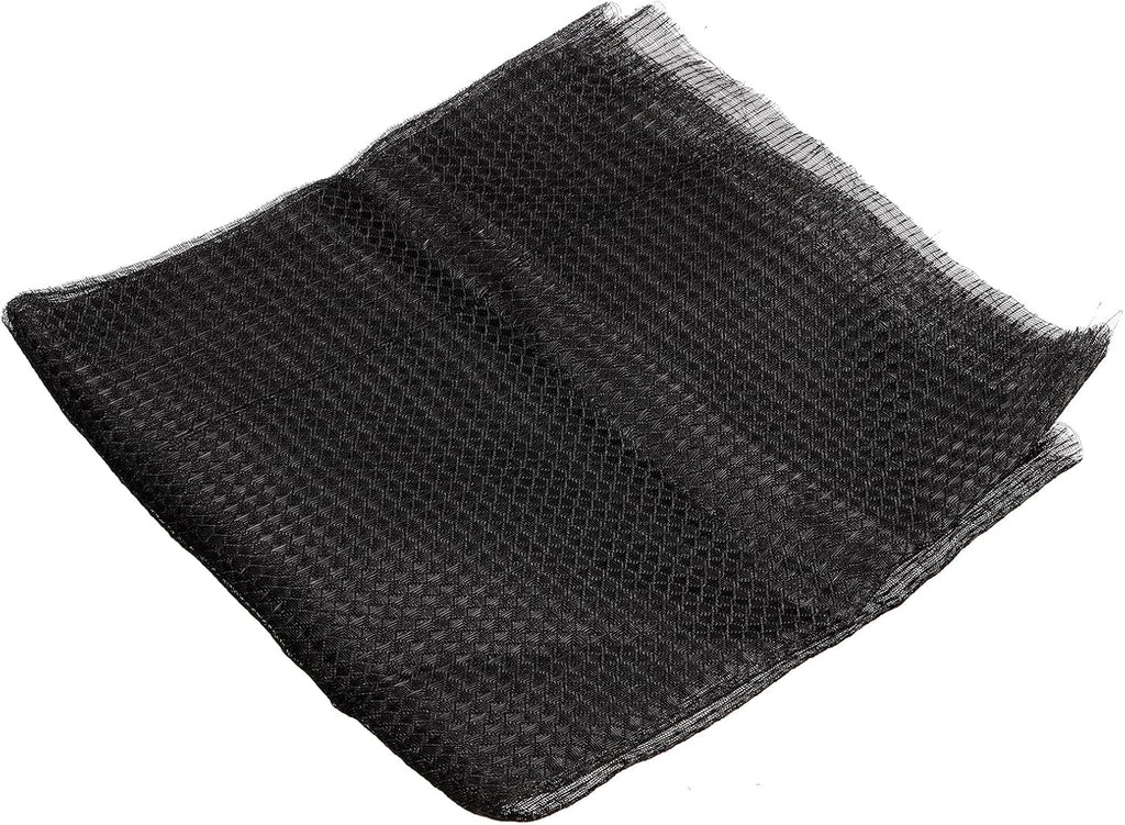 PATIKIL 47.2" x 23.6" Air Conditioner Air Filter Material, Plastic Dustproof Filtering Mesh Screen Replacement for Air Conditioning, Black