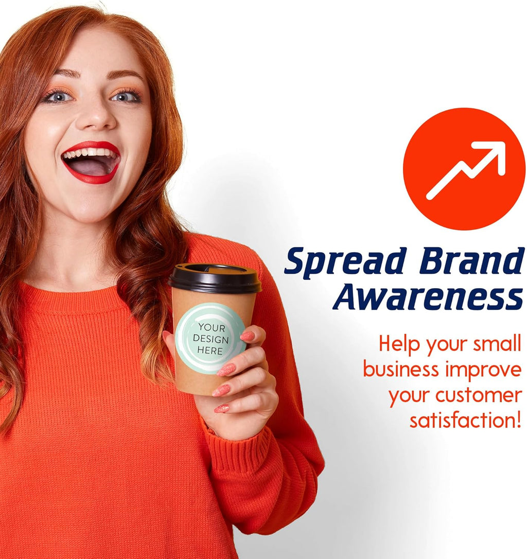 100 Custom Vinyl Stickers - Upload Your own Image, Text, Design, Logo - Personalized Logo Labels for Handmade, Packaging, Bottle, Jars, Candle, Brand Stickers (Mint, 3x3)