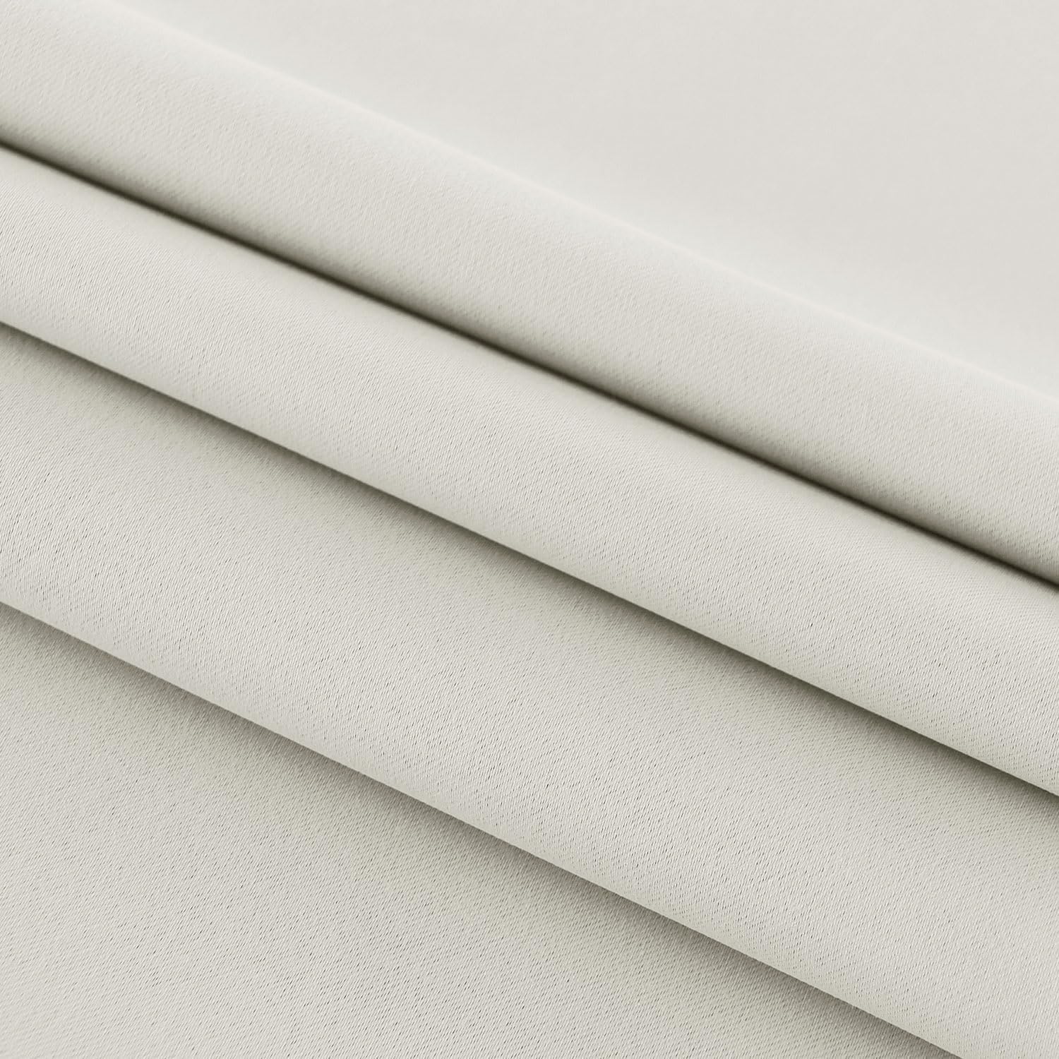 DWCN French Door Curtains – Rod Pocket Thermal Blackout Curtain for Doors with Glass Window, Kitchen and Patio Doors for Privacy, 25 X 72 Inches Long, 1 Curtain Panel with Tieback, Ivory