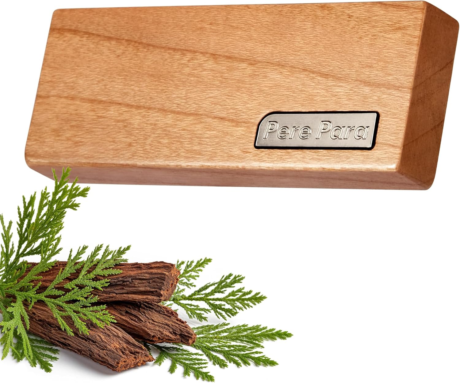 4 Refreshing Scent Bags Wood Car Air Freshener Vent Clip (Burlywood, Misty Grove)- Natural Scent Diffuser for Car, Truck & SUV with Premium Essential Oil Starter Kit Gift for Men & Women