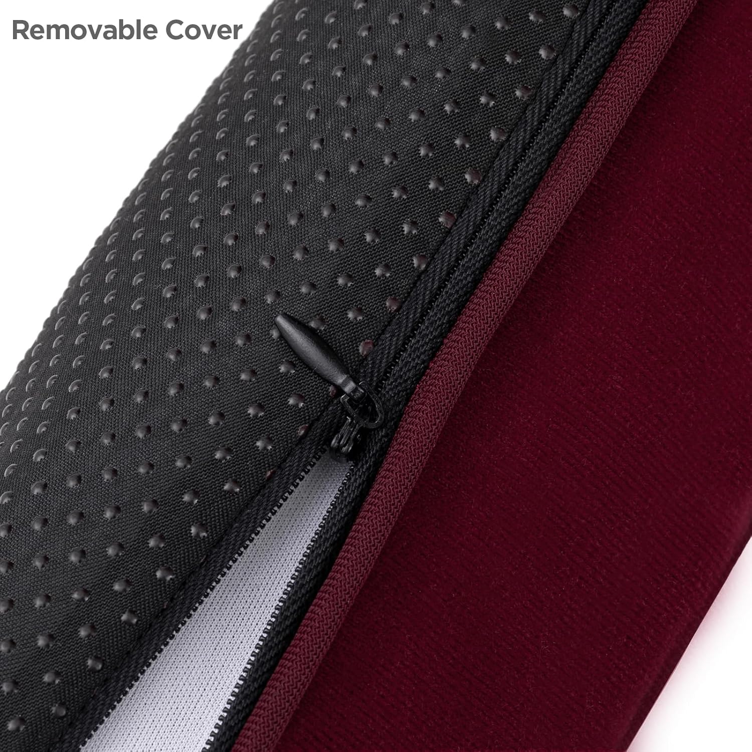 Sunolga 38" Door Draft Stopper Blocks Hot and Cold Air with Removable Washable Cover for Gaps Up to 3", All-Season Seal for Noise, Wind, Door Sweep for Bottom of Door and Window, Home Essentials, Red