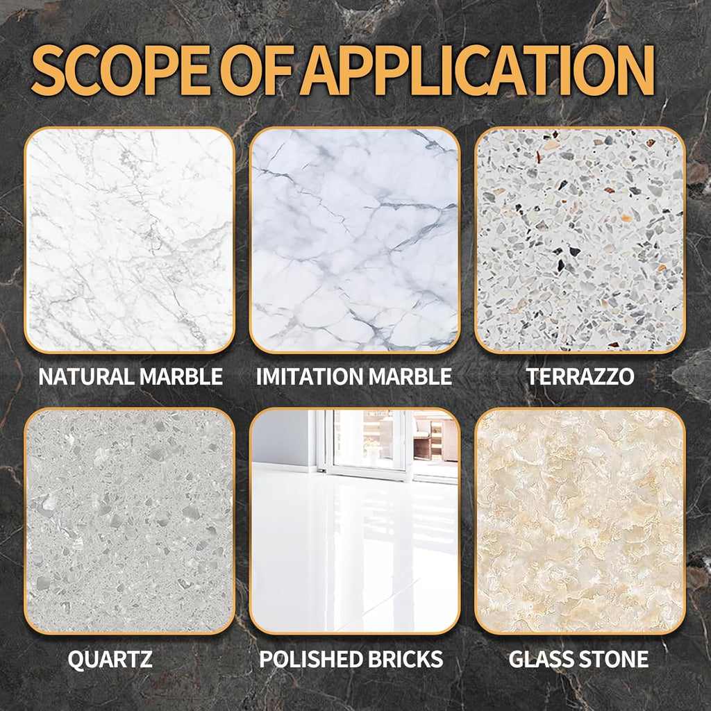 Marble Polishing Paste, Professional Marble Cleaner & Quartz Polish, Stone Sealer & Protector for Countertops, Floors, and Walls – Marble Polishing Compound Kit, 2.2LB (1 Piece)